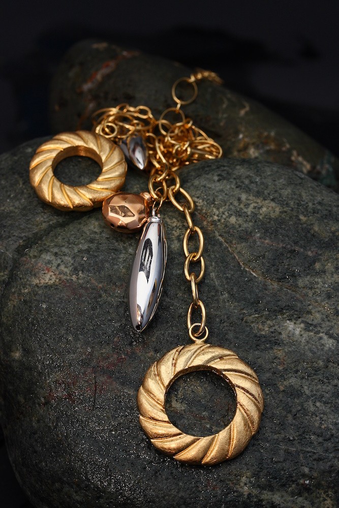gold necklace